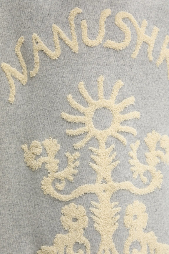 Nanushka sweter z dodatkiem wełny NU25PFSW13291 szary