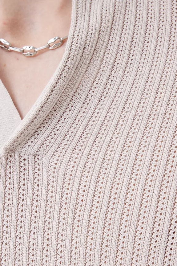 AllSaints pulover de bumbac THOMA M030KC bej AW25