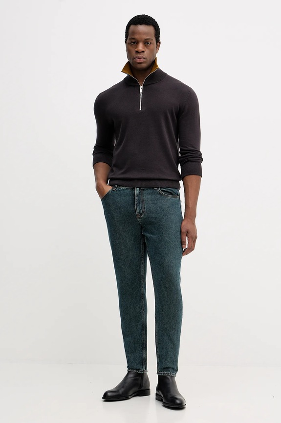 Sisley pulover 10F2S300O gri AW25