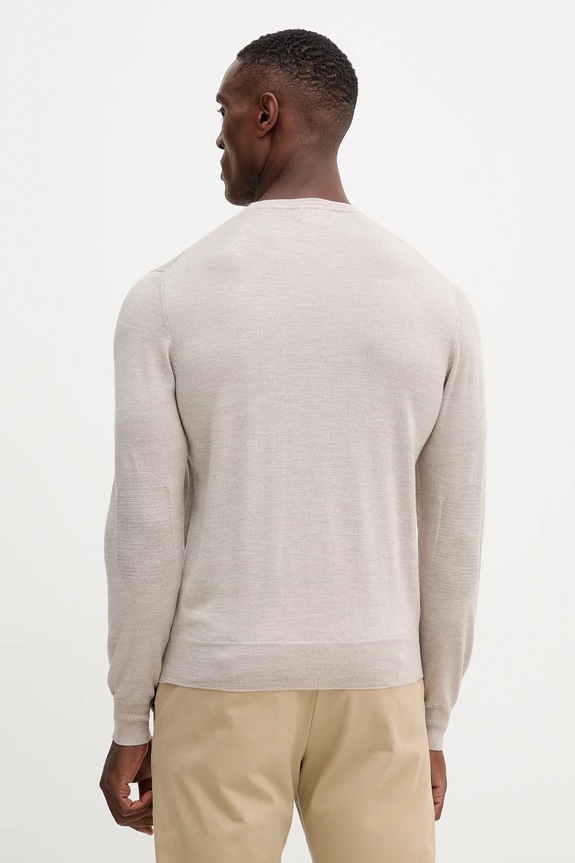 Îmbrăcăminte Hackett London pulover de lână HM7000006 bej