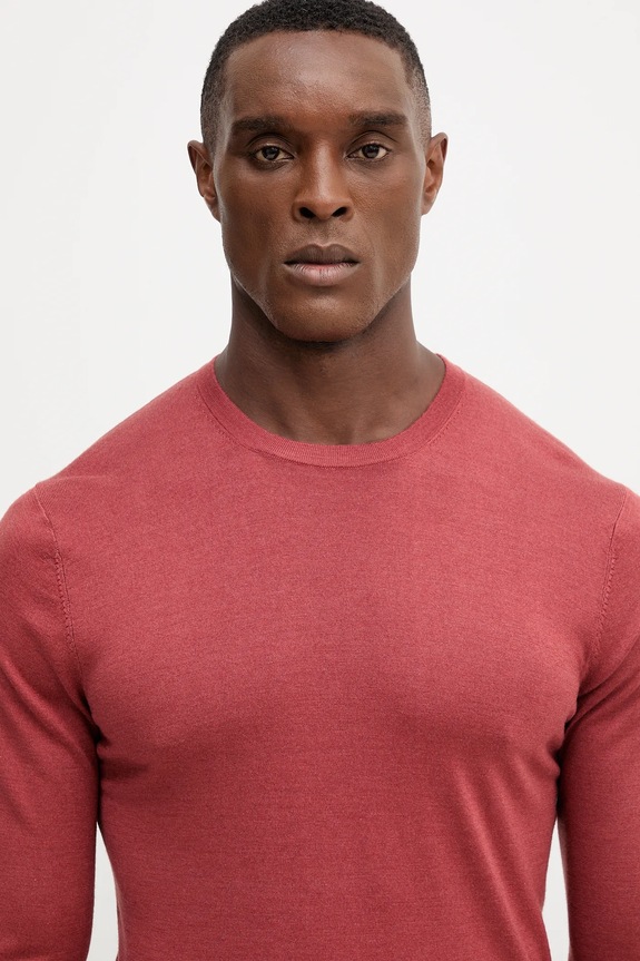 Hackett London pulover de lână rosu HM7000006