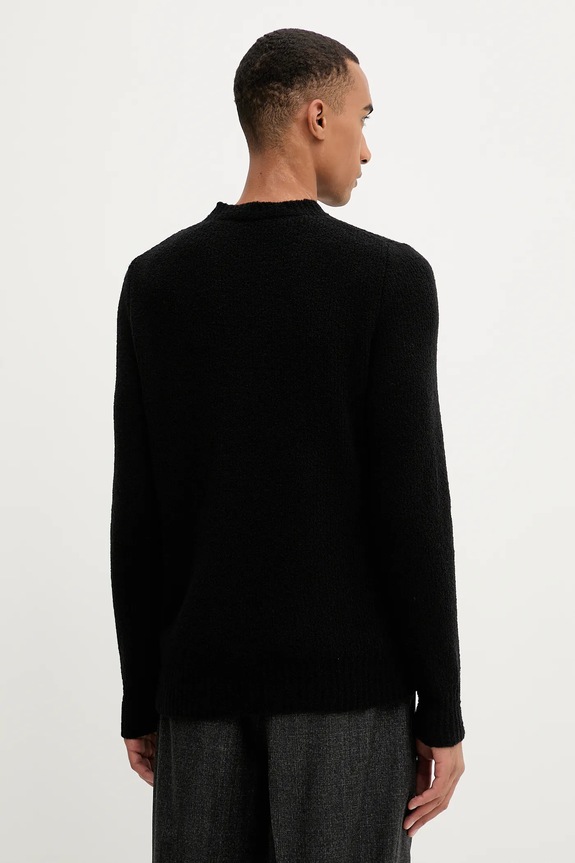 Odzież BARENA VENEZIA sweter z wełną Knitwear Mareselo KNU5294.509 czarny