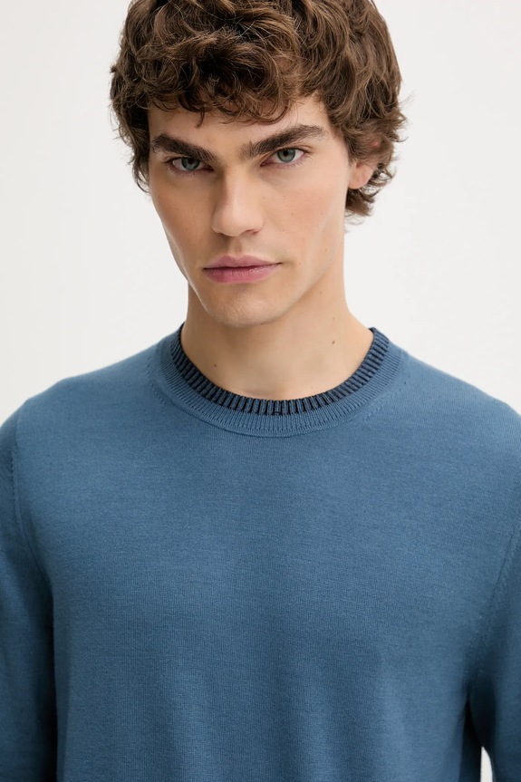 PS Paul Smith sweter wełniany granatowy M2R.302Z.T21861
