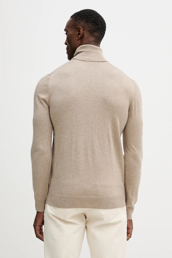 Odzież Guess sweter z dodatkiem wełny JIM M5BR09.Z0432 beżowy