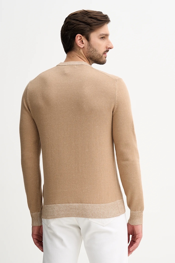 Odzież Guess sweter z dodatkiem wełny JACK M5BR28.Z0531 beżowy