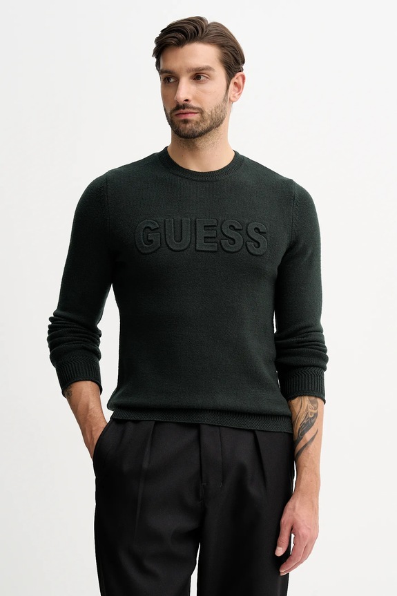 Guess sweter pozostałe zielony M5BR35.Z2ZK2