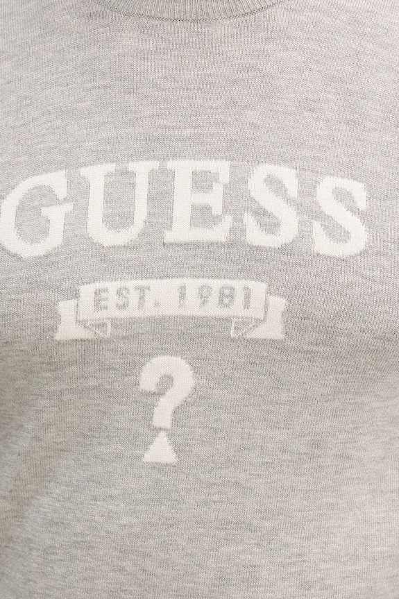 Guess sweter z domieszką jedwabiu HAMMOND M5YR00.Z0122 szary