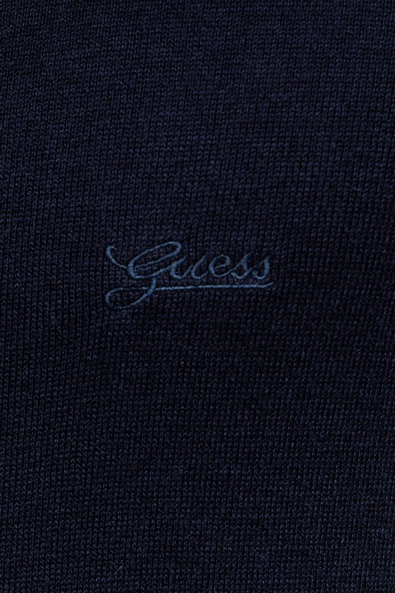 Свитер с примесью шелка Guess DANIEL M5YR26.Z0122 тёмно-синий