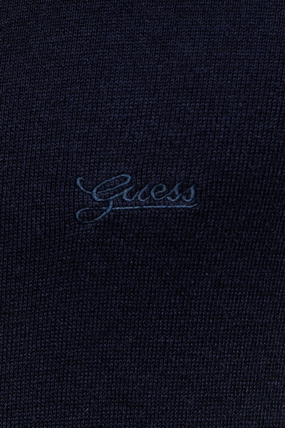 Свитер с примесью шелка Guess DANIEL M5YR26.Z0122 тёмно-синий