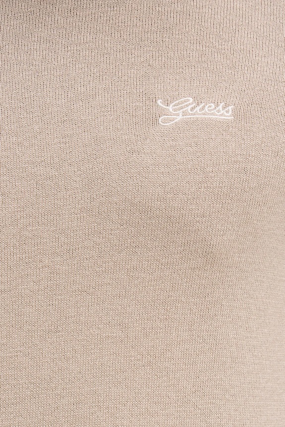 Свитер с примесью шелка Guess DANIEL M5YR26.Z0122 бежевый