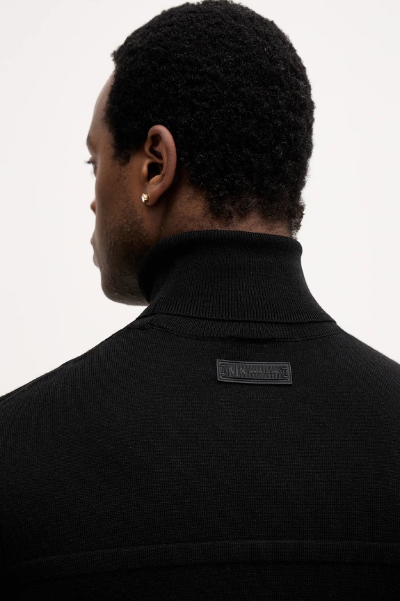 Armani Exchange sweter z dodatkiem wełny XM000900.AF11982 czarny