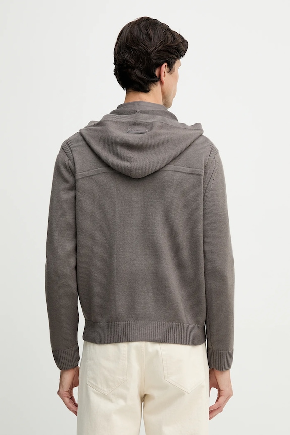 Odzież Armani Exchange sweter z dodatkiem wełny XM000905.AF14008 szary