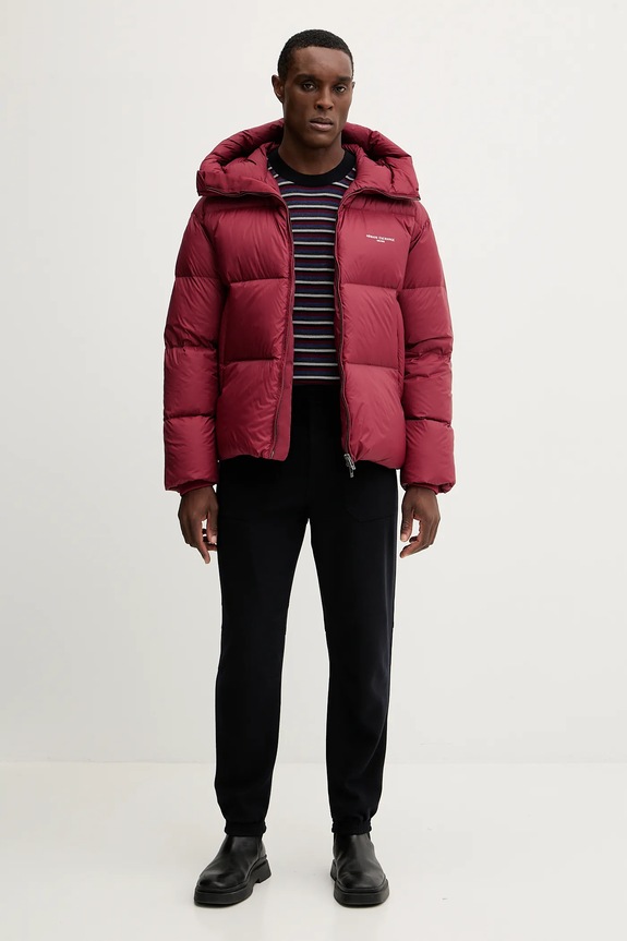 Pulover z dodatkom volne Armani Exchange XM001324.AF11965 mornarsko modra AW25