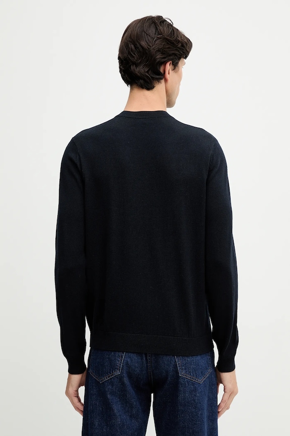 Odzież Emporio Armani sweter wełniany EM002419.AF14158 granatowy