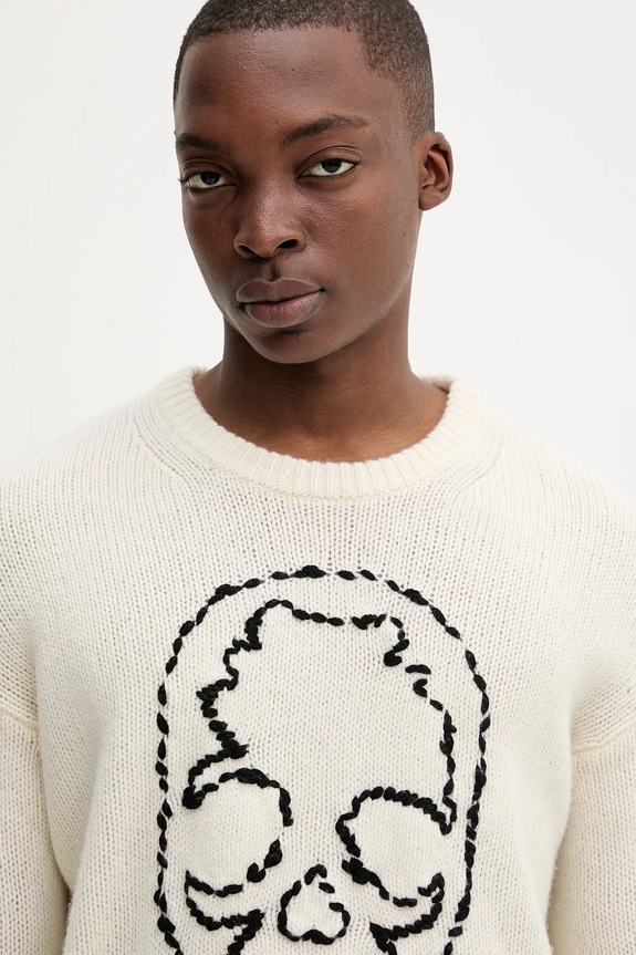 Μάλλινο πουλόβερ ZADIG&VOLTAIRE μπεζ KMSW01792