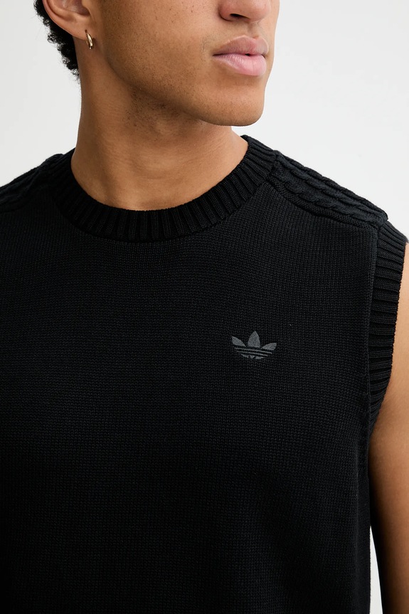 Безрукавка adidas Originals P Ess Knit Vest JY2651 чёрный