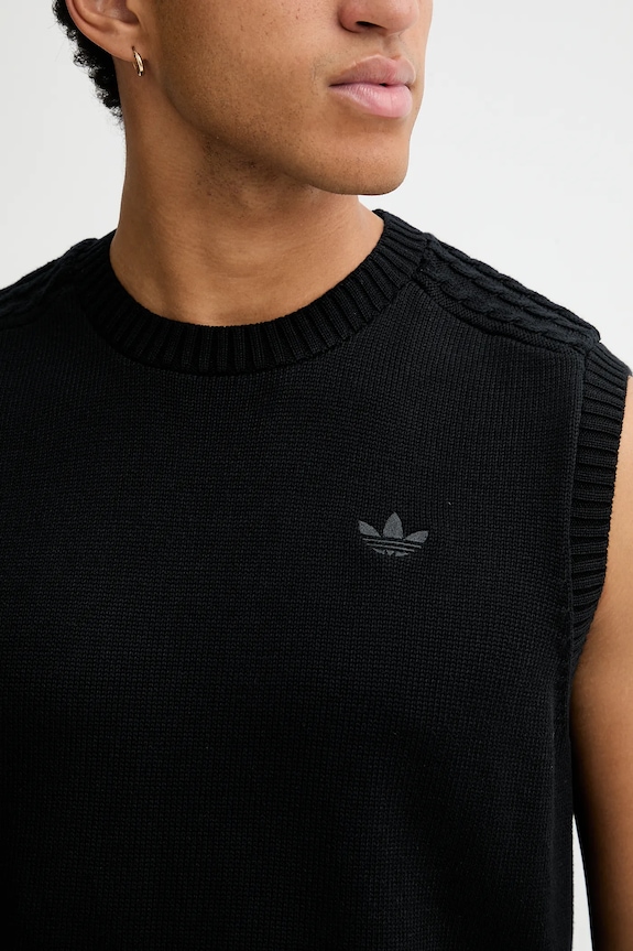 Безрукавка adidas Originals P Ess Knit Vest JY2651 чёрный