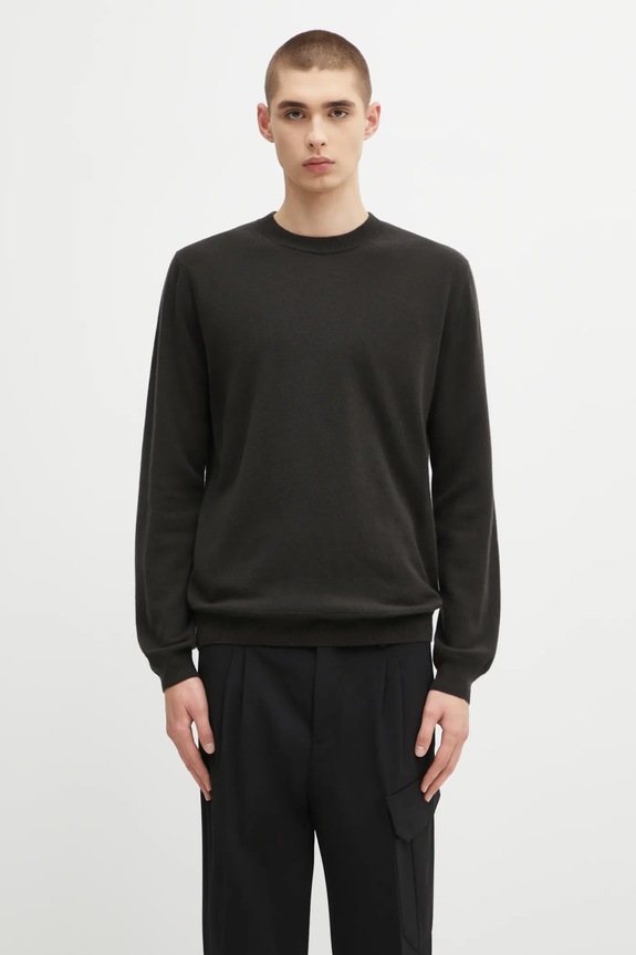 Kašmírový svetr Paul Smith hladký zelená M1R.278Y.N02497