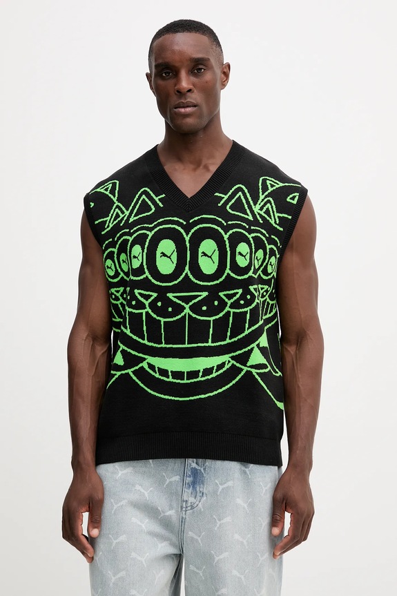 Vesta Puma x RIPNDIP V výstrih čierna 632415