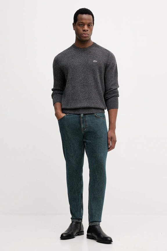 Lacoste pulóver gyapjúkeverékből AH5173 szürke AW25