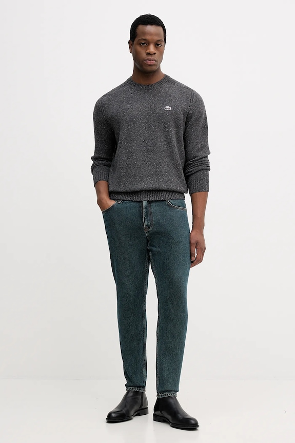 Lacoste pulóver gyapjúkeverékből AH5173 szürke AW25