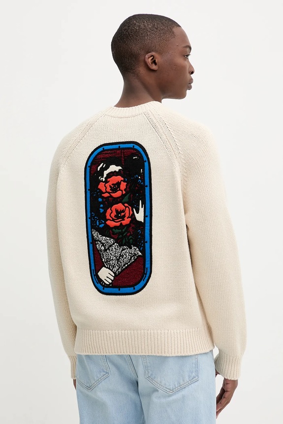 Ρούχα Μάλλινη μπλουζα Kenzo FF65PU7453CF μπεζ