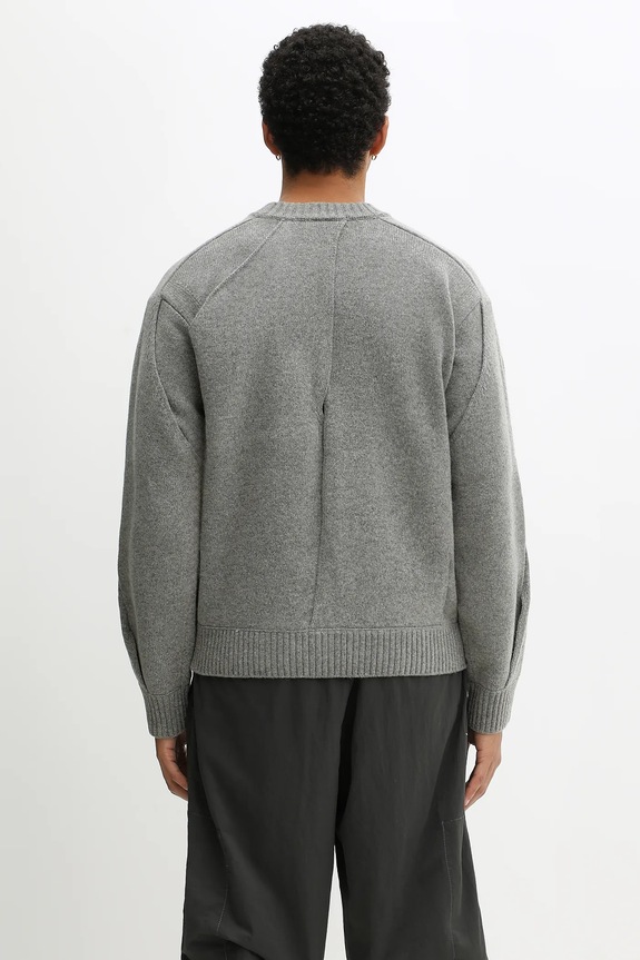 Abbigliamento Axel Arigato maglione con lana Stitch paneled A3401001 grigio