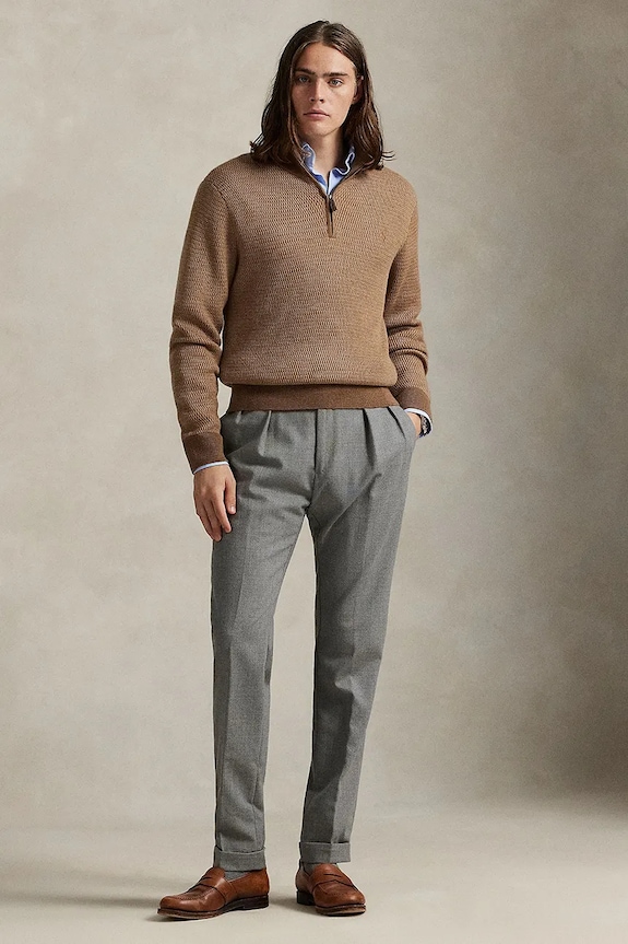 Одяг Вовняний светр Polo Ralph Lauren 710948865 зелений
