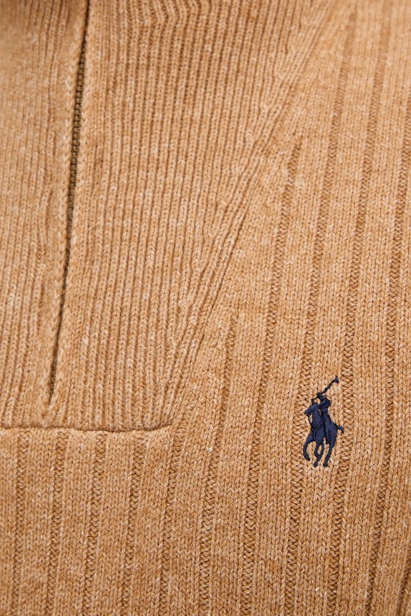Polo Ralph Lauren sweter z wełną 710974167 brązowy