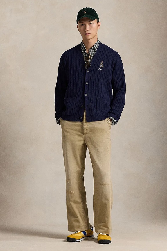Îmbrăcăminte Polo Ralph Lauren cardigan din lână 710979094 bleumarin