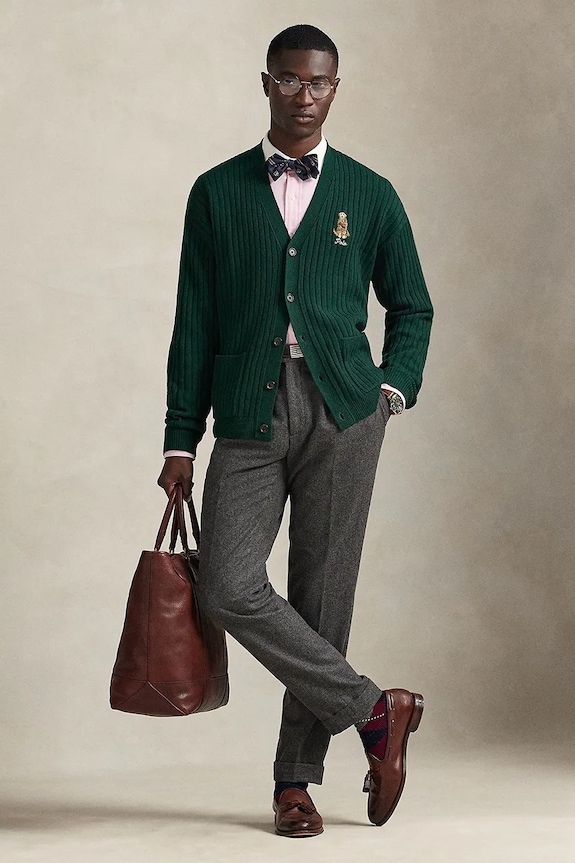 Abbigliamento Polo Ralph Lauren cardigan in lana 710979094 verde