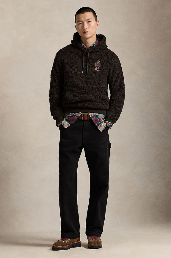Odjeća Dukserica od flisa Polo Ralph Lauren 710981798 smeđa
