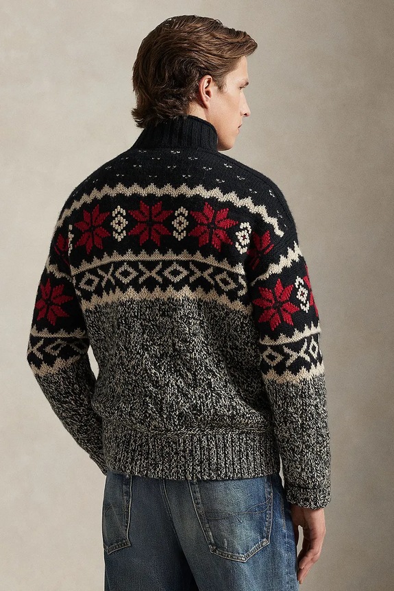Svetr s příměsí vlny Polo Ralph Lauren 710982256 vícebarevná AW25