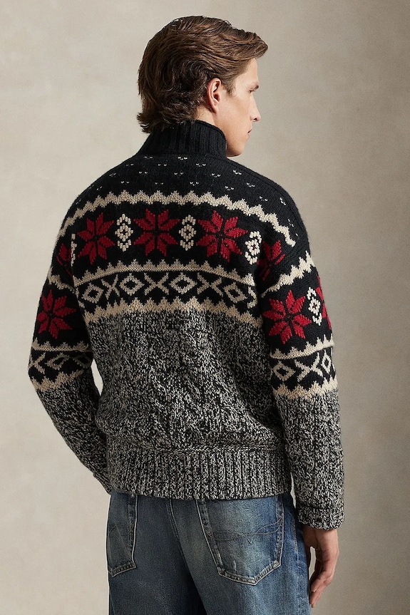 Svetr s příměsí vlny Polo Ralph Lauren 710982256 vícebarevná AW25