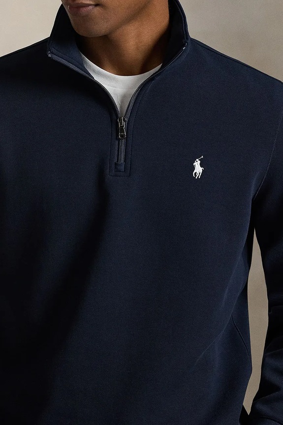 Polo Ralph Lauren пуловер от памук мъжки тъмносин 710P06234