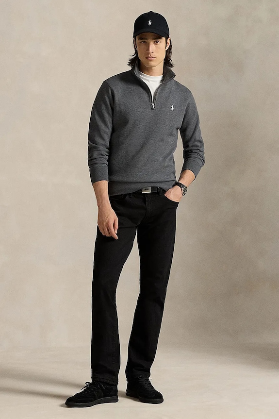 Clothing Polo Ralph Lauren Men's sweater with cotton 710P06234 gray