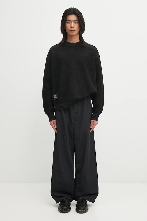 Vlněný svetr Y-3 Padded Knit Crew KD2555