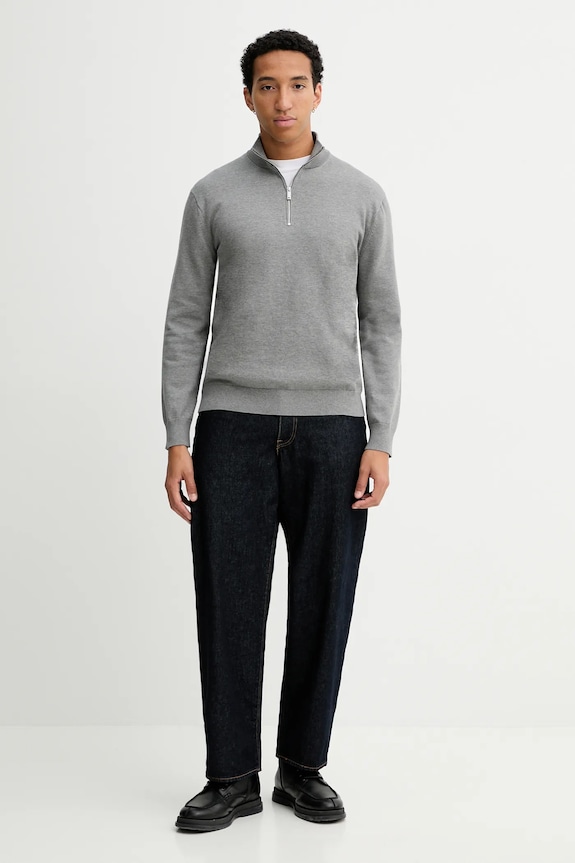 Calvin Klein pulover LV040BM356 gri SS26