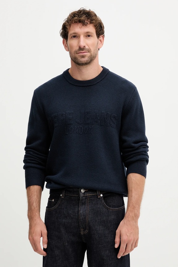 Pepe Jeans sweter pozostałe granatowy PM7000016