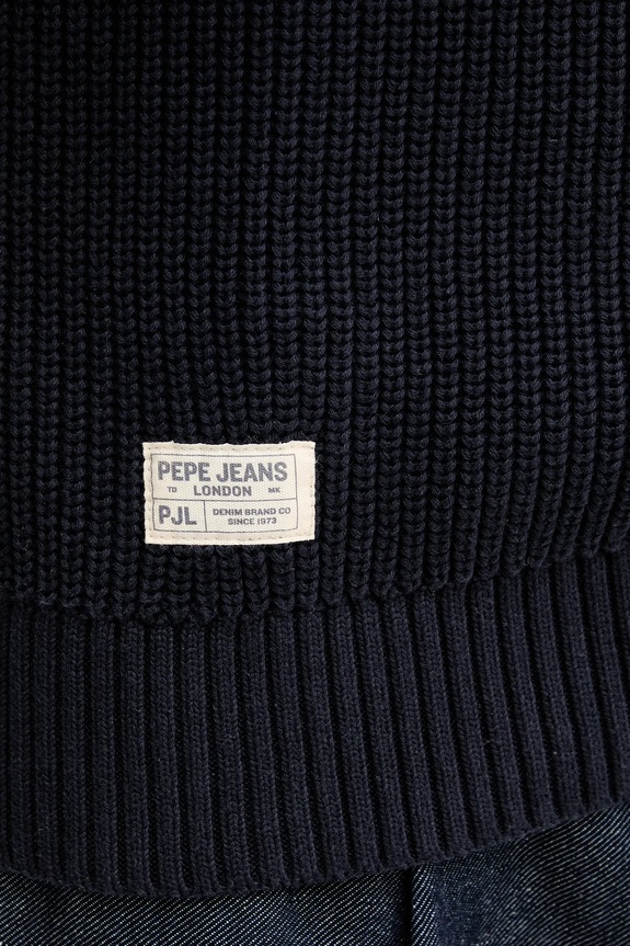 Pepe Jeans sweter bawełniany PM7000019 granatowy
