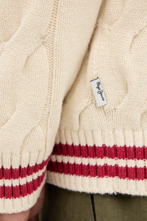 Pepe Jeans sweter PM7000021 beżowy