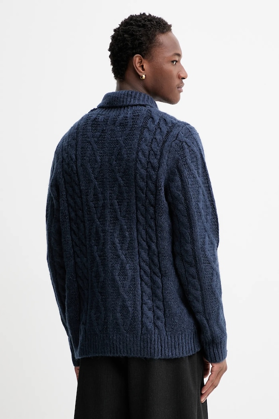 Odzież Levi's sweter z domieszką wełny 003TT niebieski