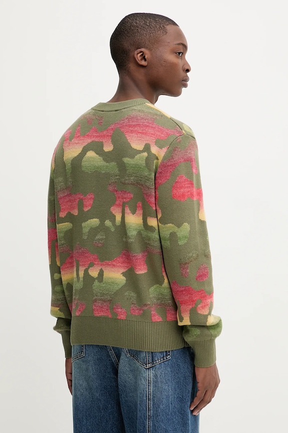 Îmbrăcăminte Desigual pulover MULTICOLOR 25WMJF09 verde