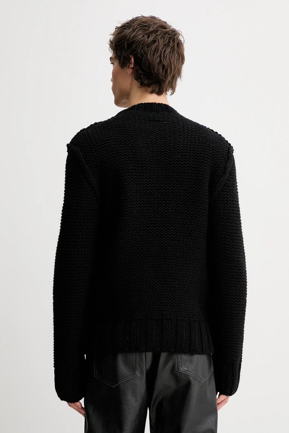 Ruházat MM6 Maison Margiela gyapjú pulóver SH2HL0029.M13173.900S fekete