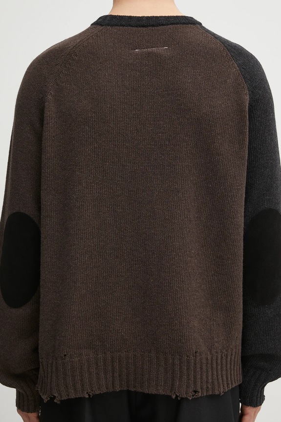 Vlnený sveter MM6 Maison Margiela čierna SH2HL0028.M13160.961