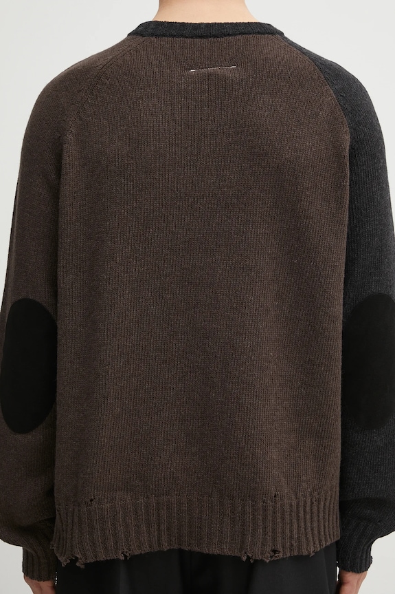 Vlnený sveter MM6 Maison Margiela čierna SH2HL0028.M13160.961
