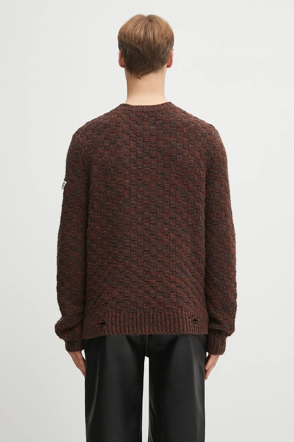 Oblečenie Vlnený sveter MM6 Maison Margiela SH2HL0034.M13174.961 hnedá