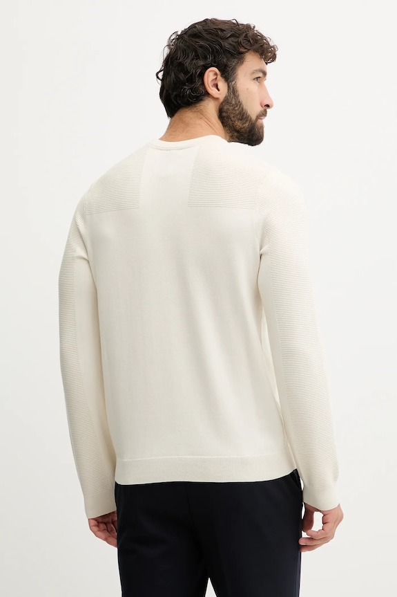 Odzież BOSS Green sweter z dodatkiem wełny KN_Momentum-X CN 50547507 beżowy