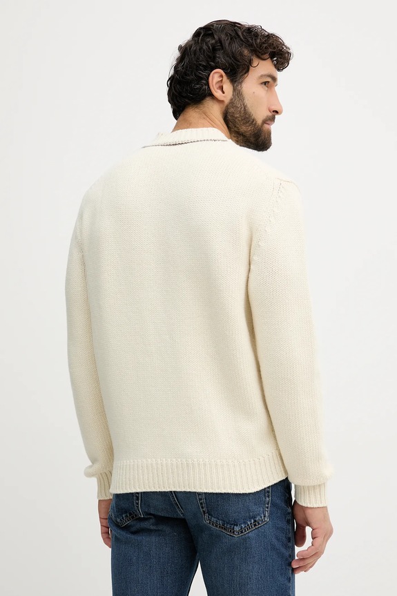 Odzież Paul&Shark sweter z dodatkiem wełny 15311054 beżowy