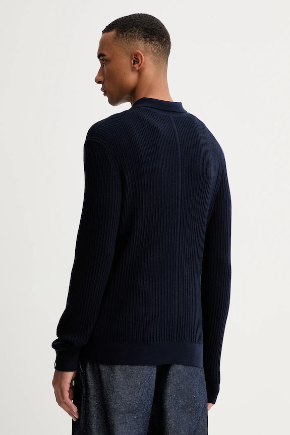 Odzież Rag & Bone sweter wełniany RH2625F6MWH granatowy